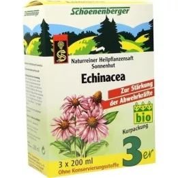 ECHINACEA SAFT Succhi di piante officinali Schoenenberger, 3X200 ml