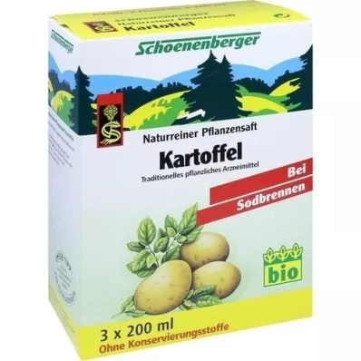 KARTOFFELSAFT Succhi di piante officinali Schoenenberger, 3X200 ml