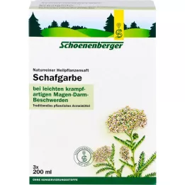 SCHAFGARBENSAFT Succhi di piante officinali Schoenenberger, 3X200 ml