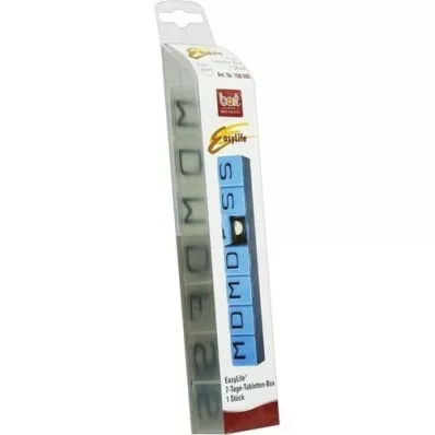 BORT Scatola porta tablet EasyLife 7 giorni bianca, 1 pz BORT Scatola porta tablet EasyLife 7 giorni bianca, 1 pz