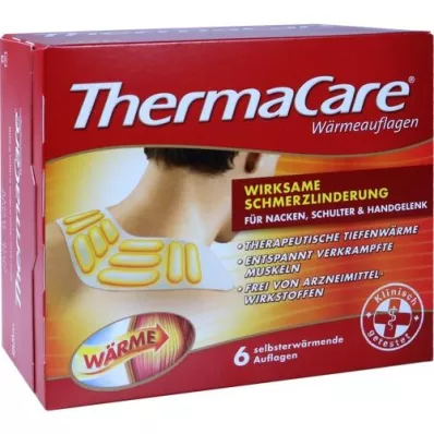 THERMACARE Imbottiture per collo/spalle per alleviare il dolore, 6 pezzi
