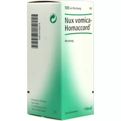 NUX VOMICA HOMACCORD Gocce, 100 ml NUX VOMICA HOMACCORD Gocce, 100 ml