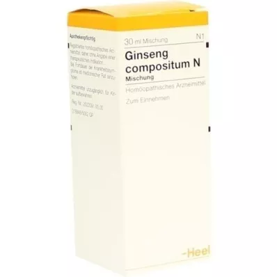 GINSENG COMPOSITUM N gocce, 30 ml GINSENG COMPOSITUM N gocce, 30 ml