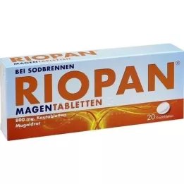 RIOPAN Compresse per lo stomaco compresse masticabili, 20 pz