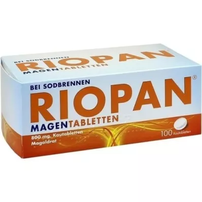 RIOPAN Compresse per lo stomaco compresse masticabili, 100 pezzi