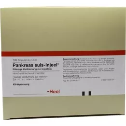 PANKREAS SUIS Fiale Injeel, 100 pz