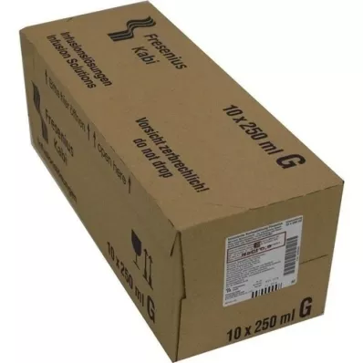 KOCHSALZLÖSUNG Bottiglia in vetro Fresenius 0,9%, 10X250 ml KOCHSALZLÖSUNG Bottiglia in vetro Fresenius 0,9%, 10X250 ml
