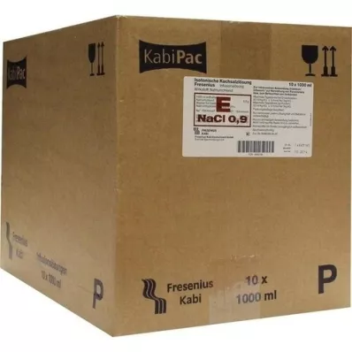KOCHSALZLÖSUNG Bottiglia in plastica Fresenius allo 0,9%, 10X1000 ml KOCHSALZLÖSUNG Bottiglia in plastica Fresenius allo 0,9%, 10X1000 ml