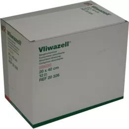 VLIWAZELL Compresse aspiranti sterili 20x40 cm, 12 pezzi