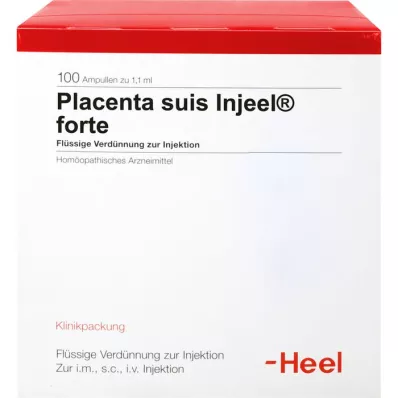 PLACENTA SUIS Fiale Injeel forte, 100 pz