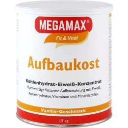 MEGAMAX Polvere nutrizionale di vaniglia, 1,5 kg