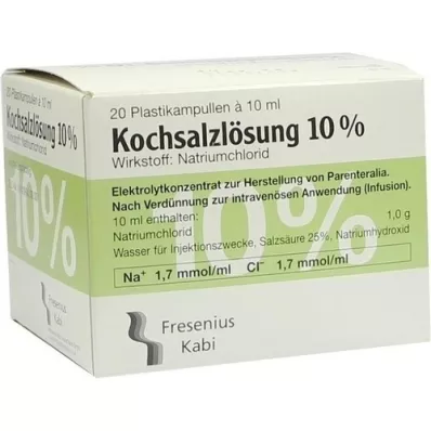 KOCHSALZLÖSUNG Soluzione concentrata per infusione al 10%, 20X10 ml
