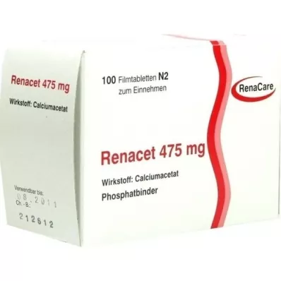 RENACET Compresse rivestite con film da 475 mg, 100 pz