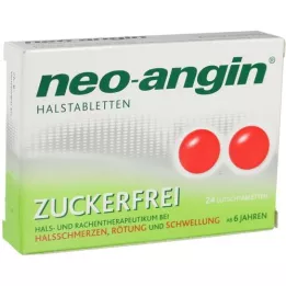NEO-ANGIN Pastiglie per la gola senza zucchero, 24 pz