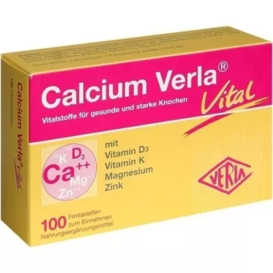 CALCIUM VERLA Compresse rivestite con film Vital, 100 pz CALCIUM VERLA Compresse rivestite con film Vital, 100 pz