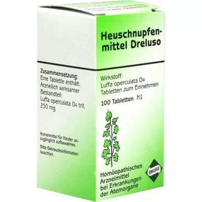 HEUSCHNUPFENMITTEL Compresse Dreluso, 100 pz HEUSCHNUPFENMITTEL Compresse Dreluso, 100 pz