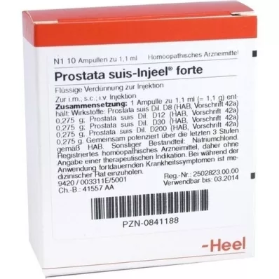 PROSTATA SUIS Fiale Injeel forte, 10 pz PROSTATA SUIS Fiale Injeel forte, 10 pz