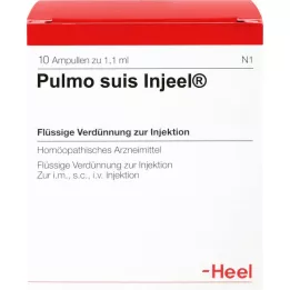 PULMO SUIS Fiale Injeel, 10 pz