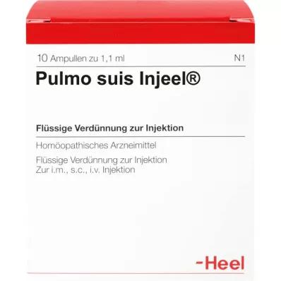 PULMO SUIS Fiale Injeel, 10 pz
