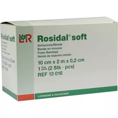 ROSIDAL Benda morbida 10x0,2 cmx2 mt, 2 pz ROSIDAL Benda morbida 10x0,2 cmx2 mt, 2 pz