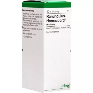 RANUNCULUS HOMACCORD Gocce, 30 ml