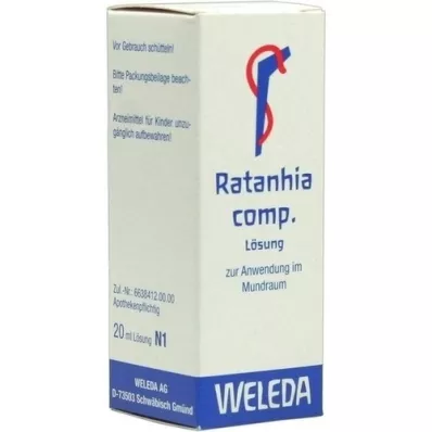 RATANHIA COMP.soluzione esterna, 20 ml