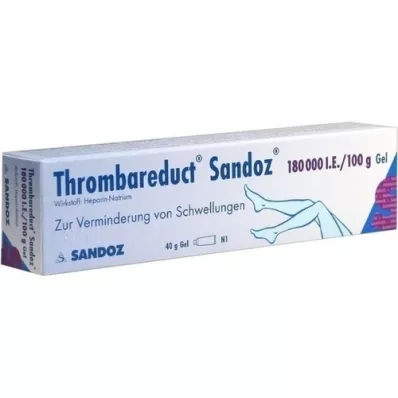 THROMBAREDUCT Sandoz 180.000 UI gel, 40 g THROMBAREDUCT Sandoz 180.000 UI gel, 40 g