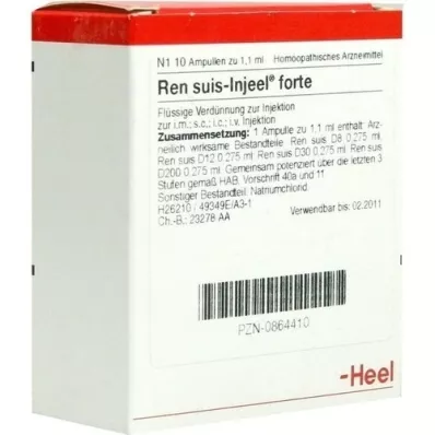 REN fiale suis Injeel forte, 10 pz REN fiale suis Injeel forte, 10 pz