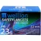 WELLION Safetylancets Lancia di sicurezza monouso 23 G, 200 pezzi