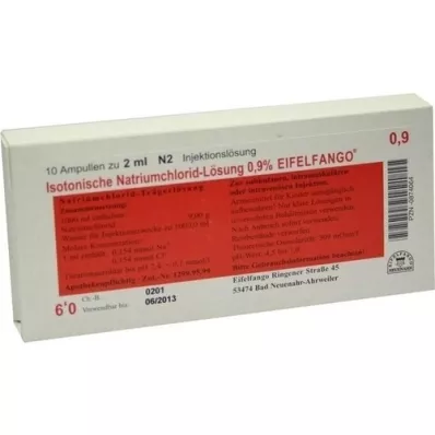 ISOTONISCHE Soluzione NaCl 0,9% Eifelfango Inj. soluzione, 10X2 ml
