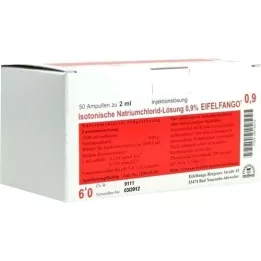 ISOTONISCHE Soluzione NaCl 0,9% Eifelfango Inj. soluzione, 50X2 ml