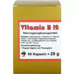 VITAMIN CAPSULE B12, 60 pz