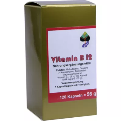 VITAMIN CAPSULE B12, 120 pz VITAMIN CAPSULE B12, 120 pz