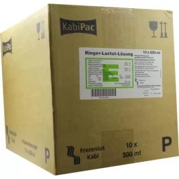 RINGER LACTAT Soluzione soluzione per infusione in plastica, 10X500 ml