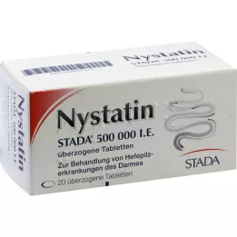 NYSTATIN STADA Scheda rivestita da 500.000 UI, 20 pz