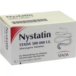 NYSTATIN STADA Scheda rivestita da 500.000 UI, 50 pz