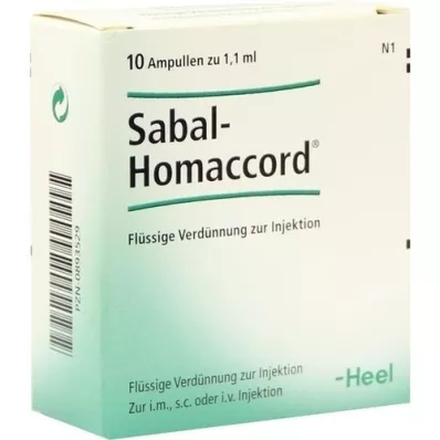 SABAL HOMACCORD Fiale, 10 pz SABAL HOMACCORD Fiale, 10 pz