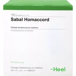 SABAL HOMACCORD Fiale, 100 pz