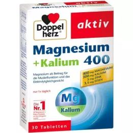 DOPPELHERZ Compresse Magnesio + Potassio, 30 pz