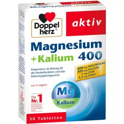 DOPPELHERZ Compresse Magnesio + Potassio, 30 pz DOPPELHERZ Compresse Magnesio + Potassio, 30 pz
