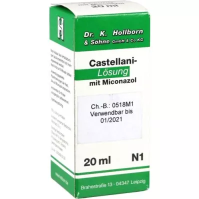 CASTELLANI m. Soluzione di miconazolo, 20 ml