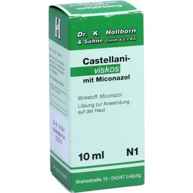 CASTELLANI viscoso con soluzione di miconazolo, 10 ml