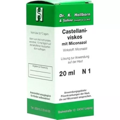 CASTELLANI viscoso con soluzione di miconazolo, 20 ml