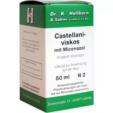 CASTELLANI viscoso con soluzione di miconazolo, 50 ml