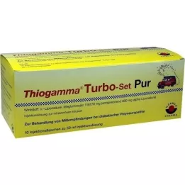 THIOGAMMA Flaconi per iniezione Turbo Set Pur, 10X50 ml