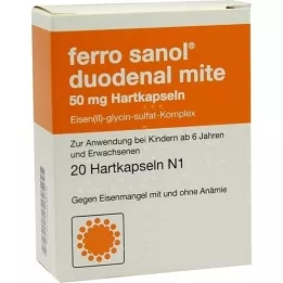 FERRO SANOL acaro duodenale 50 mg succo gastrico duro, 20 pz