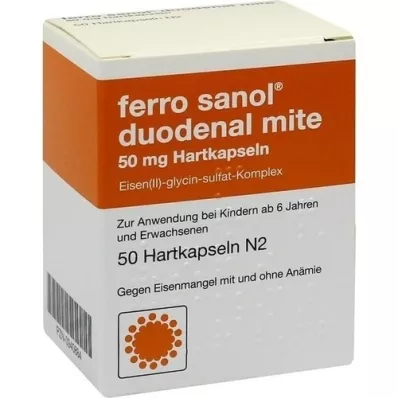 FERRO SANOL acaro duodenale 50 mg succo gastrico duro, 50 pz