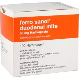 FERRO SANOL acaro duodenale 50 mg succo gastrico duro, 100 pz