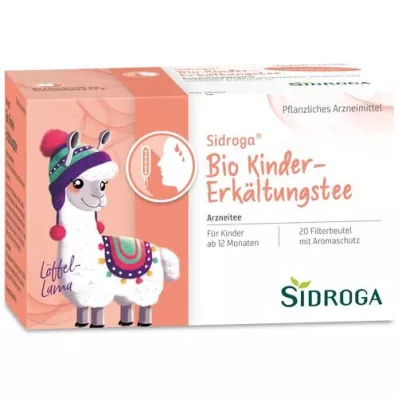 SIDROGA Bustine filtro tè freddo biologico per bambini, 20X1,5 g SIDROGA Bustine filtro tè freddo biologico per bambini, 20X1,5 g
