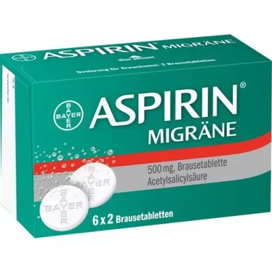 ASPIRIN MIGRÄNE Compresse effervescenti, 12 pz